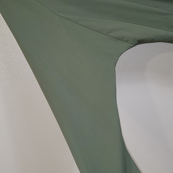 Q'NEEL Nordic Design Women's Open Front Cardigan Size 18 Olive Green - Picture 9 of 10